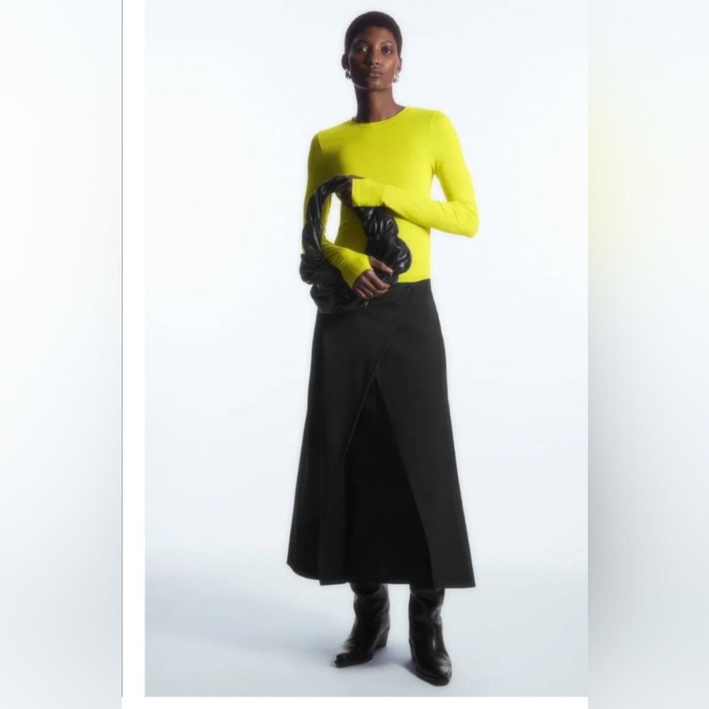 COS Yellow Long Sleeve Shirt - Picture 12 of 13